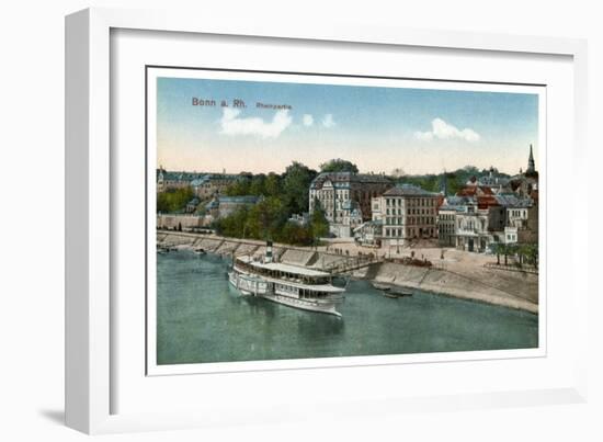 Bonn and the River Rhine, 20th Century-null-Framed Giclee Print