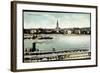 Bonn Beuel Am Rhein, Dampfer Barbarossa Mit Stadt-null-Framed Giclee Print