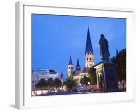 Bonn Cathedral (Bonner Munster) (Bonn Minster), Bonn, North Rhineland Westphalia, Germany, Europe-Christian Kober-Framed Photographic Print