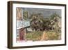 Bonnard: Balcony, 1909-10-Pierre Bonnard-Framed Giclee Print