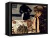 Bonnard: Breakfast, C1899-Pierre Bonnard-Framed Stretched Canvas