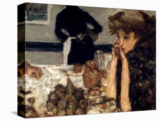 Bonnard: Breakfast, C1899-Pierre Bonnard-Stretched Canvas