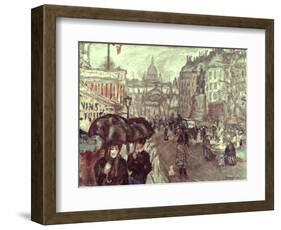 Bonnard: Place Clichy, C1895-Pierre Bonnard-Framed Giclee Print