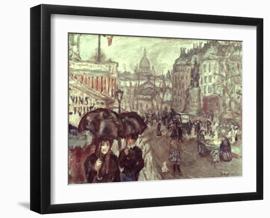 Bonnard: Place Clichy, C1895-Pierre Bonnard-Framed Giclee Print