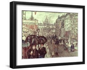 Bonnard: Place Clichy, C1895-Pierre Bonnard-Framed Giclee Print