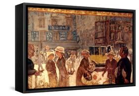 Bonnard: Place Clichy-Pierre Bonnard-Framed Stretched Canvas