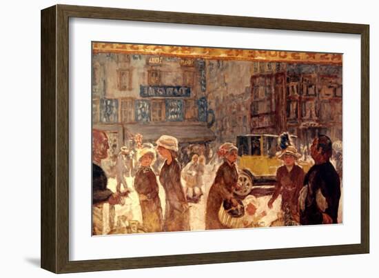 Bonnard: Place Clichy-Pierre Bonnard-Framed Giclee Print