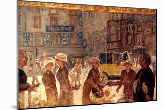 Bonnard: Place Clichy-Pierre Bonnard-Mounted Giclee Print