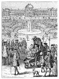 Louis XV at the Tuileries, Paris, 18th Century-Bonnardot-Framed Giclee Print