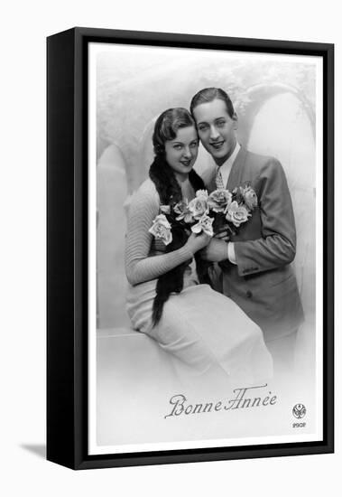 Bonne Annee (Happy New Year), C1930s-null-Framed Stretched Canvas