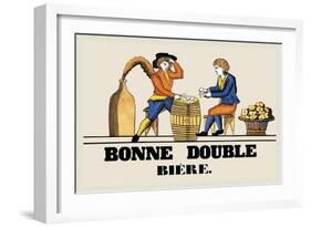 Bonne Double Bier-null-Framed Art Print