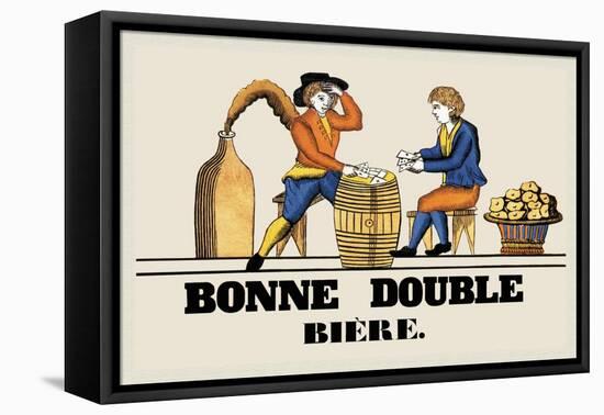 Bonne Double Bier-null-Framed Stretched Canvas