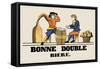 Bonne Double Bier-null-Framed Stretched Canvas