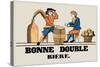 Bonne Double Bier-null-Stretched Canvas