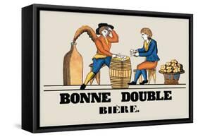 Bonne Double Bier-null-Framed Stretched Canvas