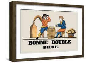 Bonne Double Bier-null-Framed Art Print