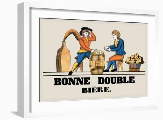 Bonne Double Bier-null-Framed Art Print