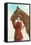 Bonne Fete, Girl with Horse-null-Framed Stretched Canvas