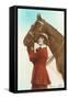 Bonne Fete, Girl with Horse-null-Framed Stretched Canvas