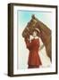 Bonne Fete, Girl with Horse-null-Framed Premium Giclee Print