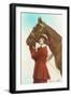 Bonne Fete, Girl with Horse-null-Framed Premium Giclee Print