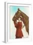 Bonne Fete, Girl with Horse-null-Framed Premium Giclee Print