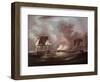 Bonnehomme Richard vs. the Serapis-Thomas Butterworth-Framed Premium Giclee Print