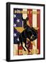 Bonners Ferry, Idaho - Bronco and Star-Lantern Press-Framed Art Print