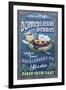 Bonners Ferry, Idaho - Huckleberry Pie-Lantern Press-Framed Art Print