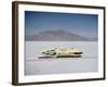 Bonneville Hot Rod Meet at the Bonneville Salt Flats in Utah-J^ R^ Eyerman-Framed Photographic Print