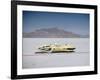 Bonneville Hot Rod Meet at the Bonneville Salt Flats in Utah-J^ R^ Eyerman-Framed Photographic Print