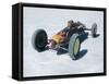 Bonneville Hot Rod Meet at the Bonneville Salt Flats in Utah-J^ R^ Eyerman-Framed Stretched Canvas