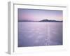 Bonneville Salt Flats at Sunrise, Silver Island Mountains & Pilot Peak, Utah, USA-Scott T. Smith-Framed Photographic Print