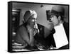 BONNIE AND CLYDE, 1967 directed by ARTHUR PENN Faye Dunaway and Warren Beatty (b/w photo)-null-Framed Stretched Canvas