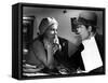 BONNIE AND CLYDE, 1967 directed by ARTHUR PENN Faye Dunaway and Warren Beatty (b/w photo)-null-Framed Stretched Canvas