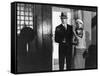 BONNIE AND CLYDE, 1967 directed by ARTHUR PENN Warren Beatty and Faye Dunaway (b/w photo)-null-Framed Stretched Canvas