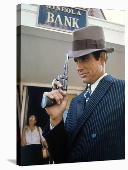 BONNIE AND CLYDE, 1967 directed by ARTHUR PENN Warren Beatty (photo)-null-Stretched Canvas