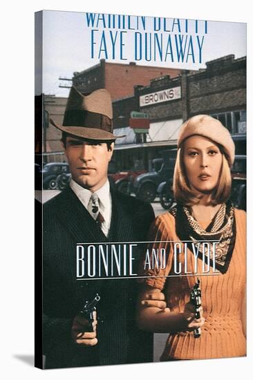 Bonnie and Clyde, 1967-null-Stretched Canvas