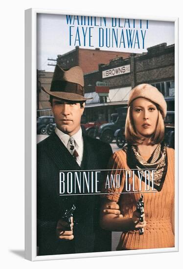 Bonnie and Clyde, 1967-null-Framed Art Print