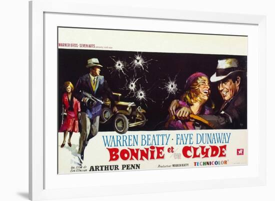Bonnie and Clyde, (AKA Bonnie Et Clyde), 1967-null-Framed Premium Giclee Print