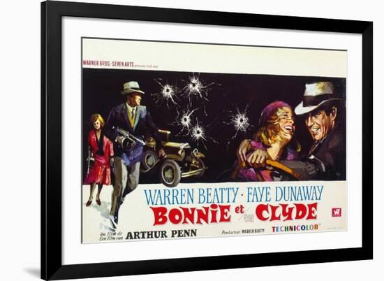 Bonnie and Clyde, (AKA Bonnie Et Clyde), 1967-null-Framed Premium Giclee Print