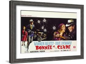 Bonnie and Clyde, (AKA Bonnie Et Clyde), 1967-null-Framed Art Print