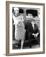 Bonnie and Clyde, Faye Dunaway, Warren Beatty, 1967-null-Framed Photo