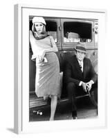 Bonnie and Clyde, Faye Dunaway, Warren Beatty, 1967-null-Framed Photo