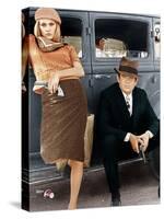 Bonnie and Clyde, Faye Dunaway, Warren Beatty, 1967-null-Stretched Canvas