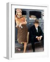 Bonnie and Clyde, Faye Dunaway, Warren Beatty, 1967-null-Framed Photo