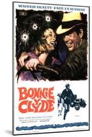 Bonnie and Clyde, Faye Dunaway, Warren Beatty, 1967-null-Mounted Art Print