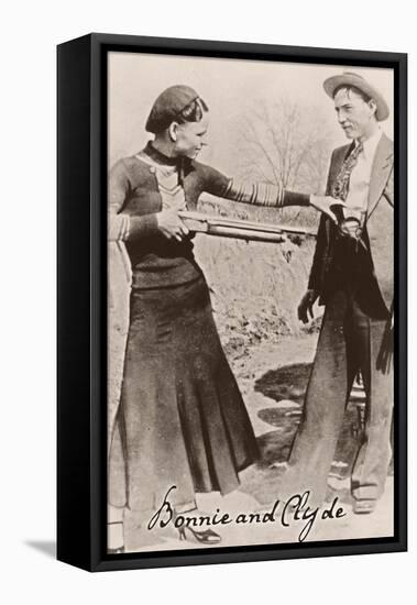 Bonnie and Clyde I-null-Framed Stretched Canvas