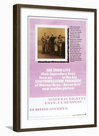 Bonnie and Clyde-null-Framed Art Print