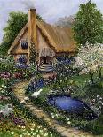 Irish Church and Garden-Bonnie B. Cook-Giclee Print